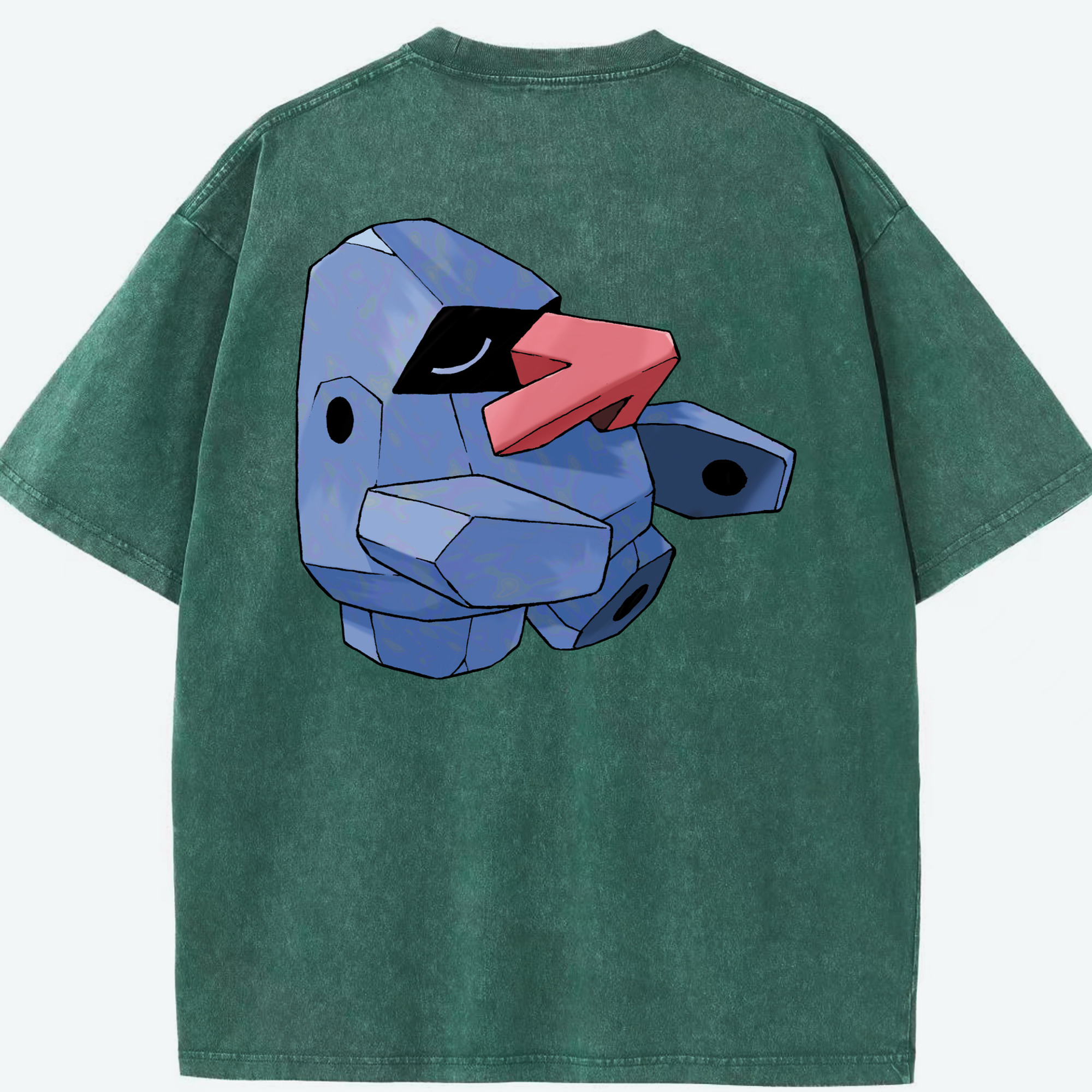 （画像用） ポケットモンスター Pokémon 綿100% ヴィンテージ風 半袖Tシャツ（背面プリント）